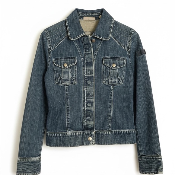 Blue Denim Jean Jacket - Picture 2 of 15